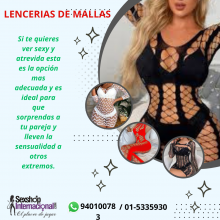 LENCERIA SENSUAL DE MALLAS 